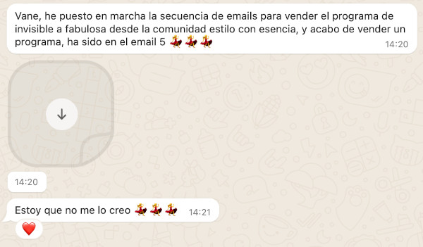 Testimonio alumna academia