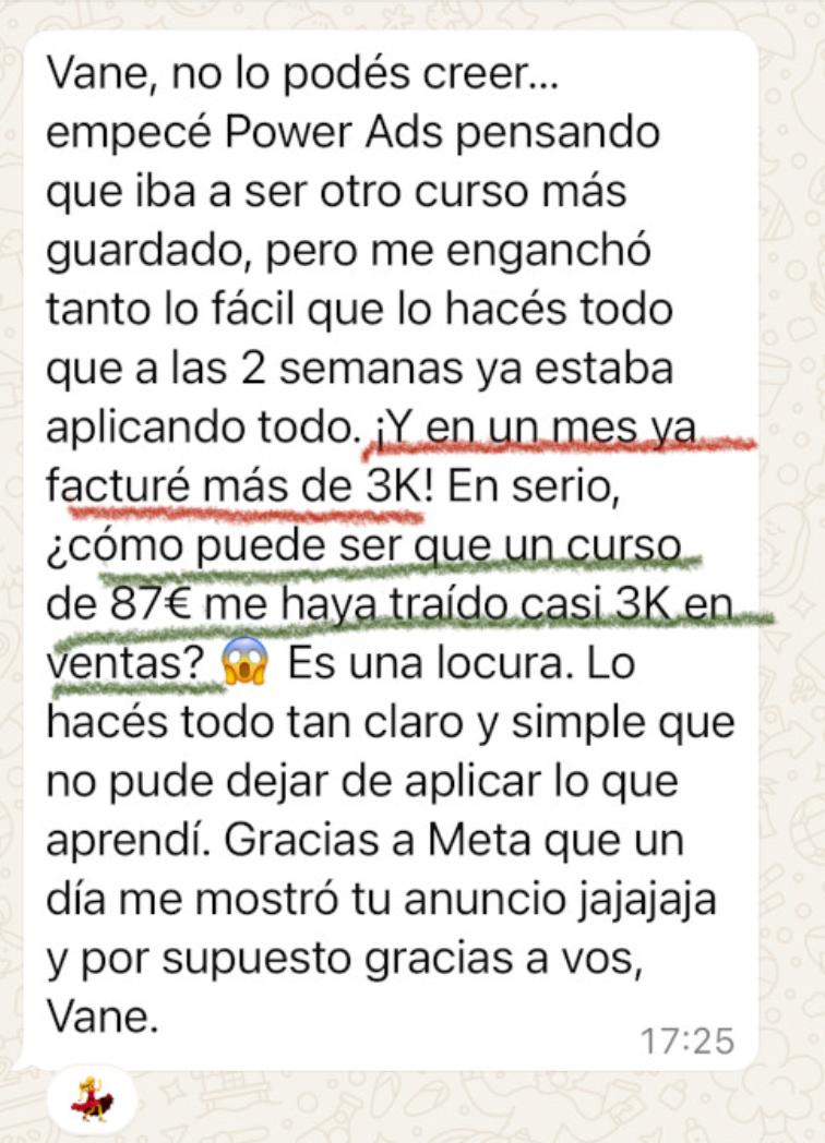 Testimonio alumna Winner Ads