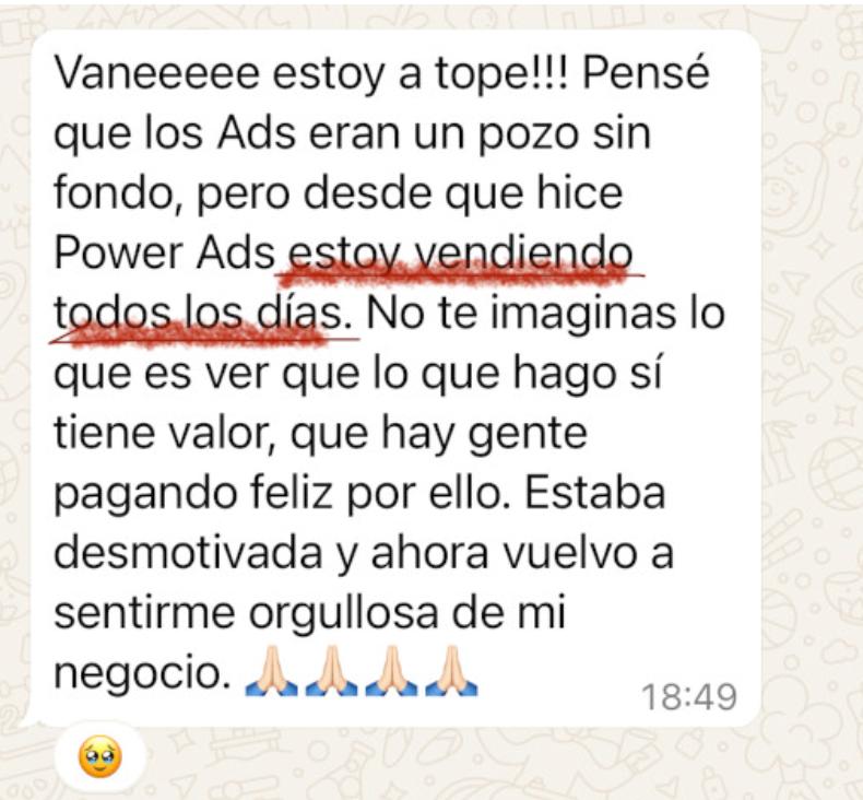 Testimonio alumna Winner Ads